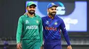 Babar Azam and Virat Kohli in frame (Getty)