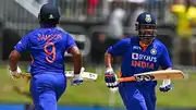 Sanju Samson and Rishabh Pant running between the wickets (Getty Images)