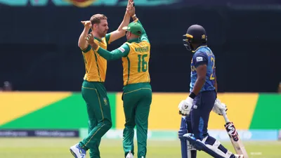 SA vs SL, T20 World Cup 2024: एनरिक नॉर्खिया के आगे वर्ल्‍ड चैंपियन श्रीलंका 77 रन पर ढेर, 6 विकेट से जीता साउथ अफ्रीका - SA vs SL T20 World Cup 2024 south africa beat sri lanka Anrich Nortje Quinton de Kock match report