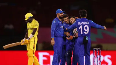 T20 WC 2024, AFG vs UGA : फजलहक़ फारुकी के पंजे से 58 पर सिमटी युगांडा, अफगानिस्तान का 125 रनों की दमदार जीत से आगाज    - T20 World Cup 2024 AFG vs UGA Fazalhaq Farooqi took 5 wicket uganda all out 58 runs afghanistan won by 125 runs