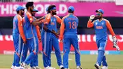 India's Hardik Pandya celebrates the wicket of Lorcan Tucker of Ireland during their T20 World Cup 2024 opener at Nassau County International Cricket Stadium on June 5 in New York. (Getty)