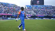 Rohit Sharma walking out to bat against Ireland (Getty Images)