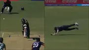 Mohammad Rizwan edges it to first slip fielder Steven Taylor (Screengrab: X)