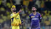 Ruturaj Gaikwad and Shreyas Iyer at the coin toss (File Photo: Getty Images)