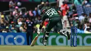 Babar Azam running between the wickets against USA (Getty Images)