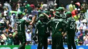 Pakistan's player celebrate dismissing United States Captain Monank Patel during their T20 World Cup 2024 Group A on June 6. (Getty)