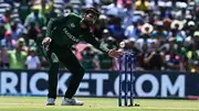 Mohammad Amir attempts a run out against the USA (Getty Images)