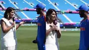 Jasprit Bumrah's heartwarming post-match interview with wife Sanjana Ganesan lights up social media. (Screengrab-X)