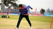 Nepal's superstar cricketer Sandeep Lamichhane in this frame. (Getty)