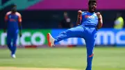 India's superstar pacer Jasprit Bumrah in this frame. (Getty)