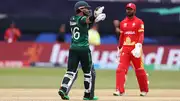 Mohammad Rizwan celebrates his half-century against Canada (Getty Images)