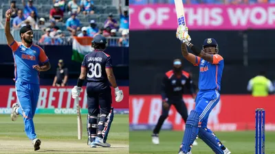 T20 World Cup 2024, IND vs USA : अर्शदीप के 'चौके' और सूर्यकुमार यादव की चौतरफा बैटिंग से टीम इंडिया ने सुपर-8 में बनाई जगह, लड़कर हारा अमेरिका - IND vs USA Team India beat USA by 7 wickets in newyork super 8 place fix USA lost T20 World Cup 2024 Arshdeep Singh Suryakumar yadav