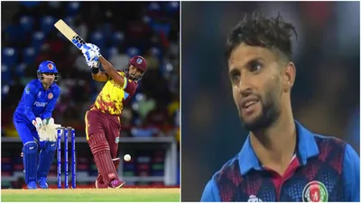 AFG vs WI: 6,6,6...निकोलस पूरन ने एक ओवर में ठोके 36 रन, देखते रह गए अजमतुल्लाह, युवराज सिंह की बराबरी की - Nicholas pooran hit 36 runs in azmatullah over equals Yuvraj sings big record t20 world cup afg vs wi 