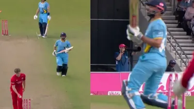 पहले हिट विकेट, फिर रन आउट, एक गेंद पर दो बार आउट होने के बावजूद खेलता रहा पाकिस्‍तानी बल्‍लेबाज, जानें क्‍या कहते हैं नियम? Video
