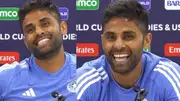 Suryakumar Yadav mistakenly called Mohammed Siraj in presser, former's reply left everyone in stitches. (Screengrab-X)