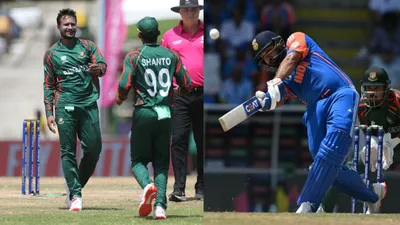 IND vs BAN : रोहित शर्मा का विकेट लेते ही शाकिब अल हसन ने रचा इतिहास, अब उनके जैसा दुनिया में कोई नहीं - IND vs BAN Rohit Sharma out shakib al hasan makes big record t20 world cup history Watch video goes viral