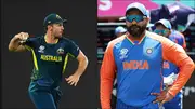 Mitchell Marsh and Rohit Sharma in action during T20 World Cup 2024 (Getty Images)