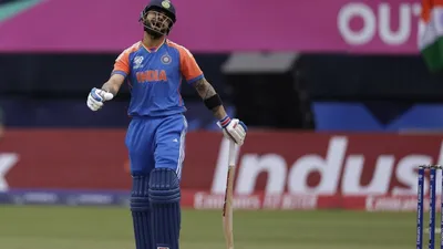 Virat Kohli Duck Video : ऑस्ट्रेलिया के सामने शून्य पर आउट होते ही विराट कोहली के नाम जुड़ा घटिया रिकॉर्ड, ऐसा करने वाले बने पहले भारतीय  - Virat Kohli Duck Video against australia goes viral IND vs AUS T20 World Cup 2024