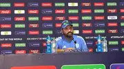 India captain Rohit Sharma during press conference. (X)