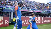 India's superstar batters Rohit Sharma (left) and Virat Kohli in this frame. (Getty)