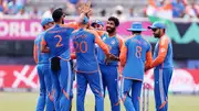 India's Jasprit Bumrah of India celebrates the wicket of Harry Tector of Ireland during their T20 World Cup match on June 5. (Getty)