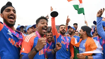 T20 WC Champion : रोहित शर्मा की कप्तानी वाली टीम इंडिया में ये तीन खिलाड़ी बैठे-बैठे बने चैंपियन, पूरे वर्ल्ड कप में सिर्फ पानी पिलाते आए नजर - Team India champion T20 World Cup 2024 three player only serve drinks west indies barbados find names here 