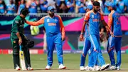 Rohit Sharma consoles a dejected Naseem Shah (Getty Images)