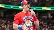 John Cena makes his way to the ring during Money in the Bank at Scotiabank Arena on July 6, 2024 (Getty Images)