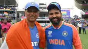 Rahul Dravid and Rohit Sharma (getty)