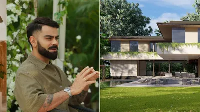 Virat Kohli Alibaug House: विराट कोहली ने करोड़ों के खर्चे से समंदर किनारे बनाया आलीशान बंगला, वीडियो में देखें कैसा है उनका नया घर - Virat Kohli shares first glimpse of new Alibaug dream home with lavish interiors and garden in 12 month journey video