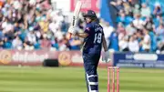 Michael Pepper celebrates his fifty in T20 Blast (Photo Courtesy: Essex Cricket, X)