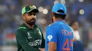 Babar Azam and Rohit Sharma (getty)