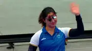 India's Manu Bhaker in this frame. (X)