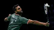 India's badminton star HS Prannoy in this frame. (Getty)