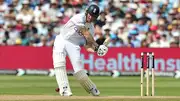 Ben Stokes plays an aggressive shot against West Indies on Day 3 of third Test (Getty Images)