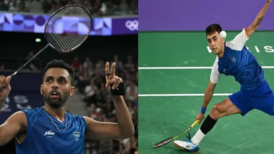 Paris Olympic, Badminton : एचएस प्रणय ने धमाकेदार जीत से प्रीक्वार्टरफाइनल में बनाई जगह, अब भारत के ही लक्ष्य सेन से होगी टक्कर  - Paris Olympic Badminton HS Prannoy make in to pre quarterfinals now face indian shuttler lakshya sen