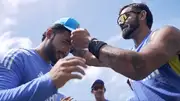 Riyan Parag receives debut cap from Virat Kohli (Screengrab: X)