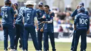 Northamptonshire team celebrating Yuzvendra Chahal's wicket (Twitter)