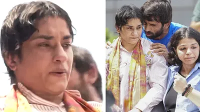 Vinesh Phogat : पेरिस ओलिंपिक से भारत लौटने पर फूट-फूट कर अपनों के बीच रोने लगी विनेश फोगाट, कहा - मैं बहुत भाग्यशाली हूं कि... - Vinesh Phogat return india from paris olympic 2024 with tears comes out video goes viral