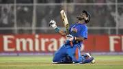 Yuvraj Singh celebrates during ODI World Cup 2011 (Getty Images)