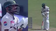 Saud Shakeel and Mohammad Rizwan during Day 2 of 1st Test vs Bangladesh (Screengrab: X)