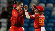 Jess Jonassen celebrates a wicket in super over (Getty Images)