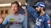 LSG fielding coach Jonty Rhodes and captain KL Rahul (File Photo)