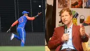 Suryakumar Yadav takes the catch on the boundary; Jonty Rhodes during an event (File Photo: Getty Images)