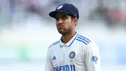 India's star batter Shubman Gill in this frame. (Getty)