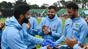 Jasprit Bumrah with Avesh Khan and Prasidh Krishna (getty)