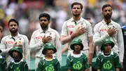 In frame Mohammad Rizwan, Babar Azam, Shaheen Shah Afridi and Shan Masood (getty)