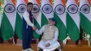 Navdeep Singh meets PM Modi (Twitter)