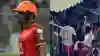 Watch: Fans leave stadium as soon as Babar Azam loses his wicket in Champions Cup run chase, commentator says 'Seems a mass exodus'