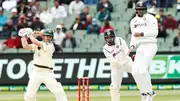 Travis Head plays a shot against India (Getty Images)